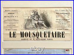 Alexandre DUMAS manuscrit autographe Mousquetaire querelle Jules Janin Alexandre DUMAS manuscrit autographe Mousquetaire querelle Jules Janin