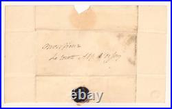 Alfred de VIGNY Lettre autographe signée au comte d'ORSAY- Dandysme