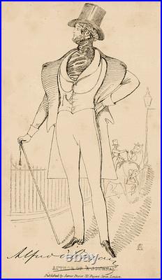 Alfred de VIGNY Lettre autographe signée au comte d'ORSAY- Dandysme