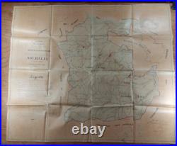 Algérie Carte de délimitation de la tribu des Souhalia, 1867