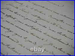 Alphonse DE LAMARTINE lettre autographe signée