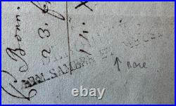 An IV Lettre Armée Sambre Meuse Déboursé ARM Cote Reinhardt 1300 Rare