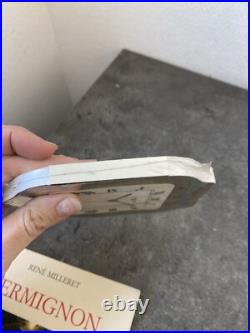 Ancien Carnet Papier Forme Montre Cartier Deco Pub Goodie Collection