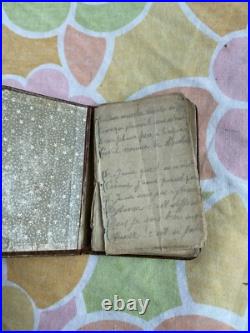 Ancien Petit Carnet Soldat Poème Écriture 1921 3 Eme Bca BACP Trêves