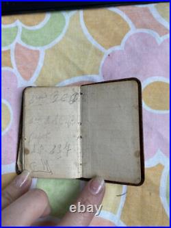 Ancien Petit Carnet Soldat Poème Écriture 1921 3 Eme Bca BACP Trêves
