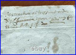 Ancien document religieux Certificat Frères Capucins