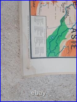 Ancienne Carte Scolaire EUROPE Relief du sol, par Vidal lablache