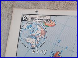 Ancienne Carte Scolaire EUROPE Relief du sol, par Vidal lablache