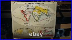 Ancienne Carte Scolaire Europe 16 Ieme Siecle Les Grandes Decouvertes Trotignon