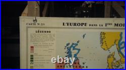 Ancienne Carte Scolaire Europe 16 Ieme Siecle Les Grandes Decouvertes Trotignon