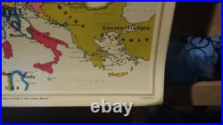 Ancienne Carte Scolaire Europe 16 Ieme Siecle Les Grandes Decouvertes Trotignon