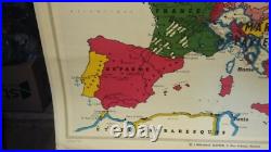 Ancienne Carte Scolaire Europe 16 Ieme Siecle Les Grandes Decouvertes Trotignon