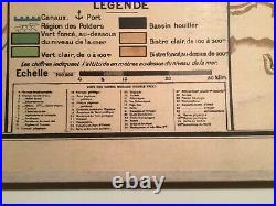 Ancienne Carte Scolaire Vidal Lablache No 25 Belgique1