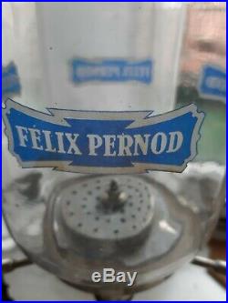 Ancienne Fontaine A Absinthe Felix Pernod +cuillères