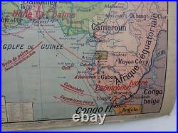 Ancienne carte scolaire Guyane. Nouvelle Calédonie. Antilles. Martinique N 37