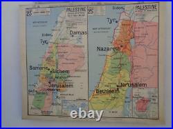 Ancienne carte scolaire Peuple Hébreu Israël Jérusalem Palestine N° 23