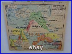 Ancienne carte scolaire Peuple Hébreu Israël Jérusalem Palestine N° 23
