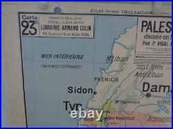 Ancienne carte scolaire Peuple Hébreu Israël Jérusalem Palestine N° 23