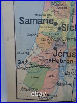 Ancienne carte scolaire Peuple Hébreu Israël Jérusalem Palestine N° 23