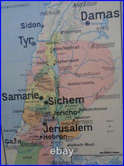 Ancienne carte scolaire Peuple Hébreu Israël Jérusalem Palestine N° 23