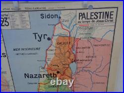 Ancienne carte scolaire Peuple Hébreu Israël Jérusalem Palestine N° 23