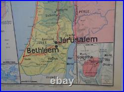 Ancienne carte scolaire Peuple Hébreu Israël Jérusalem Palestine N° 23