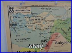 Ancienne carte scolaire Peuple Hébreu Israël Jérusalem Palestine N° 23