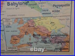 Ancienne carte scolaire Peuple Hébreu Israël Jérusalem Palestine N° 23