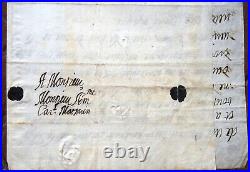 Angoulême 1644 Lettre autographe de LOUIS DE VALOIS au Cardinal Mazarin