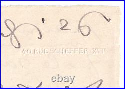 Anna de NOAILLES préfère BAUDELAIRE belle lettre autographe signée