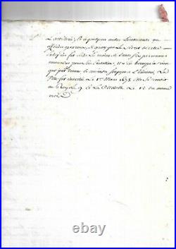 Année 1678. Militaria. Artillerie. Louis XIV. Siège de Gand. Mémoire manuscrit++