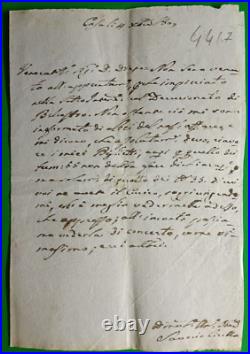 Année 1809, Lettre Manuscrite Période Napoléonique, Grande R@RIT@'-4417 Année 1809, Lettre Manuscrite Période Napoléonique, Grande R@RIT@'-4417