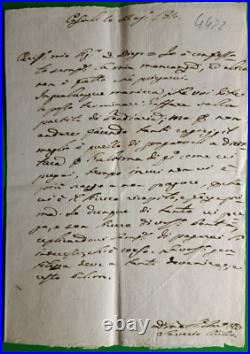 Année 1810, Lettre Manuscrite Période Napoléonique, Grande R@RIT@'-4422