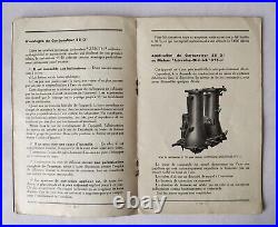 Antique French Notice Catalog Aviation Engines Carburator ZENITH 55 DI 65 DI