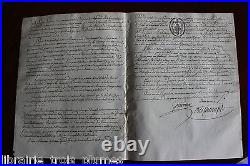 Août 1798 Circulaire signée sur les CARTES à jouer autographe régicide