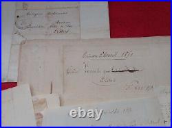 Archive 1850/MAÎTRE DES POSTES ESTEREL/ligne Antibes-Draguignan/cachets, lettres