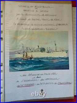 Archive 1929/recit voyage maritime de GILLETROUFF/Marseille a SAIGON/SS Malabar