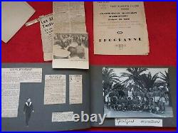 Archive 1945/Alger/CHAMPIONNATS MILITAIRES/photos moniteur sport/natation/athlé