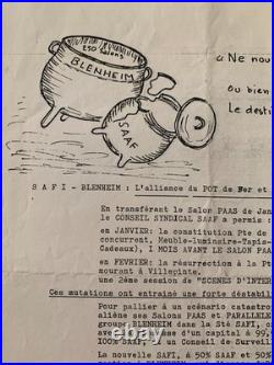 Archive Du Ceramiste Jacques Blin / Lettre De Correspondance Saaf (9)