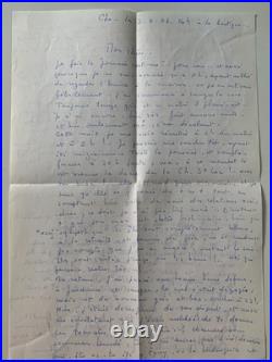 Archive Du Ceramiste Jacques Blin / Lettre De Son Epouse Catherine (30)