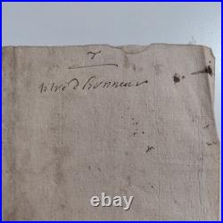 Archive Royale féodale de 1653 nomination Marquise Bedaut Cour Anne d'Autriche