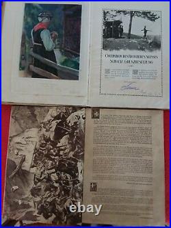 Archive SUISSE ARMÉE 1903-1920/etat militaire/tir/photo/chants/Noel 1918