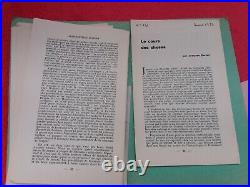 Archive ecrivain JACQUES PERRET/ 1972/correspondance, coupures presse, recueils