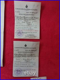 Archive infirmière militaire 1918/WW1/passeport, sauf conduit, carte circulation