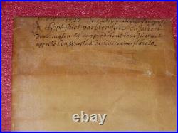 Authentique Parchemin 1527 Superbe Document Fort De La Peyrade Sangousse Slavota