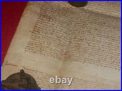 Authentique Parchemin 1527 Superbe Document Fort De La Peyrade Sangousse Slavota