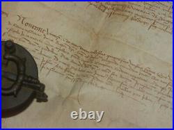 Authentique Parchemin 1527 Superbe Document Fort De La Peyrade Sangousse Slavota