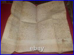 Authentique Parchemin 1527 Superbe Document Fort De La Peyrade Sangousse Slavota