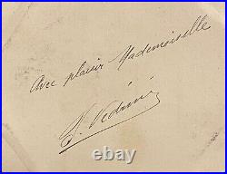 Autographe AVIATION Jules VEDRINES (1881-1919)