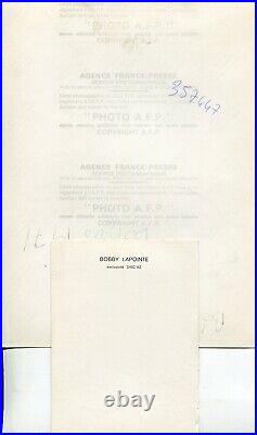 Autographe Dédicace ORIGINAL de BOBY LAPOINTE sur Photo Carte + Photo de presse